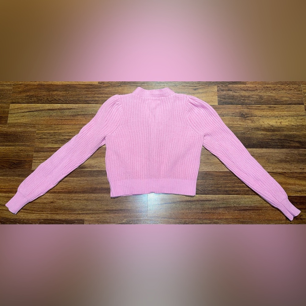 ⚫️Pink cropped sweater - Picture 2 of 6